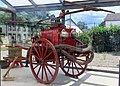 Altes Feuerwehrfahrzeug in Bourscheid