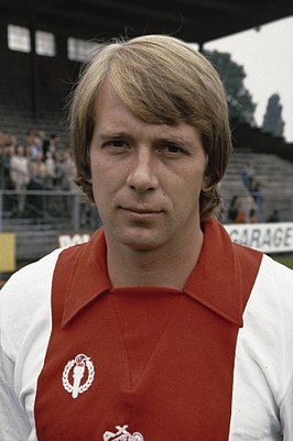 24-7-1979. Henning Jensen tijdens de perspresentatie van Ajax in het seizoen 1979/1980.