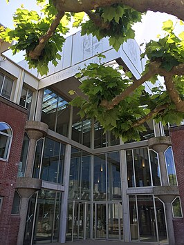 Het Herta Mohr-gebouw in Leiden, waarin onder meer het Afrika-Studiecentrum gevestigd is