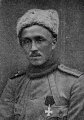 Karel Kutlvašr na ruské frontě jako důstojník I. pluku v hodnosti podporučíka[9]