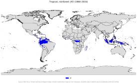 Localización del clima ecuatorial