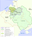 Teritory of Lithuanian states during the history