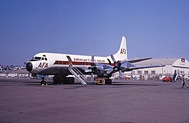 Lockheed L-188C Electra авиакомпании American Flyers Airline