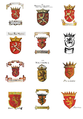 Colección del escudo de armas histórico
