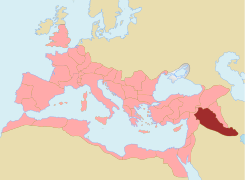 la romia provinco Mesopotamia en 117.