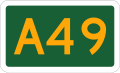 Alphanumeric route marker