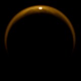 Reflexió especular del Jingpo Lacus, observada per la Cassini al 8 de juliol de 2009