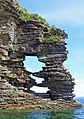 Image 8Jurassic sandstone rock arch on the Strathaird peninsula of Skye Credit: John Allan