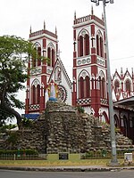 Basilica of the Sacred Heart of Jesus in Puducherry, India