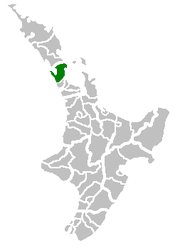 Distretto di Rodney – Mappa