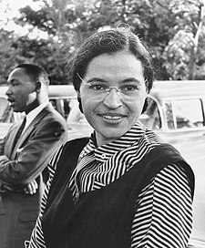 Rosa Parksová a Martin Luther King (asi 1955)
