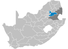 Municipalità distrettuale di Nkangala – Localizzazione