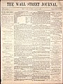 Il N. 1 del Wall Street Journal (8 luglio 1889)