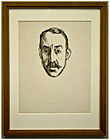 Henry van de Velde, porträtterad av Edvard Munch.