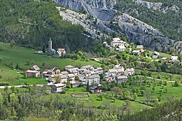 Villeneuve-d'Entraunes – Veduta