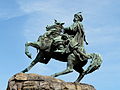 Monument to Bohdan Khmelnytsky in Kyiv by Mikhail Mikeshin