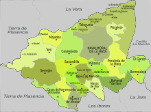 Mapa dela comarca