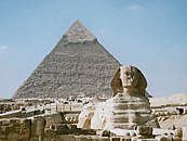 Età Antica Arte egizia: la Sfinge e la Piramide di Cheope (Giza)