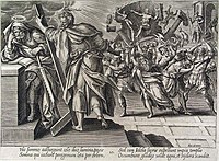 10. The martyrdom of Simon and Jude Thaddeus label QS:Len,"The martyrdom of Simon and Jude Thaddeus" label QS:Lpl,"Męczeństwo Szymona i Judy Tadeusza" label QS:Lnl,"Het martelaarschap van Simon en Judas Thaddeüs" 1577-1582. engraving. Various collections.