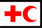 Флаг Красного Креста и Красного Полумесяца, использовавшийся Кенгирским восстанием[14]
