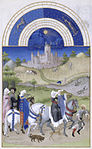 Très Riches Heures du duc de Berry : il mese d'agosto, dei fratelli Limbourg