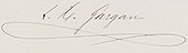 signature de Louis-Xavier Gargan