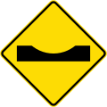 (W14-3/PW-38) Road dip