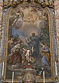 Apse fresco: Apotheosis of Ignatius surrounded by the Four Continents