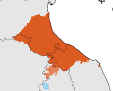 Romagnol Language distribution.png