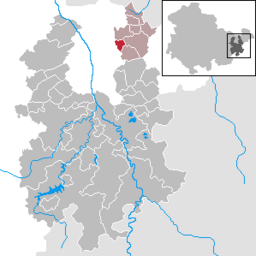 Läget för kommunen Schwaara i Landkreis Greiz