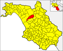Serre within the Province of Salerno