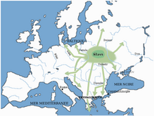 Dispersion des Slaves occidentaux