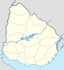 蒙特維多在乌拉圭的位置