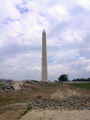 The Washington Monument's grounds under construction (Washington Monument)