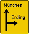 Zeichen 438 Vorwegweiser