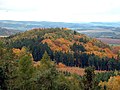 Výhled z rozhledny na Vlčím vrchu u Jesenice