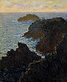 "Rocks at Belle-Île, Port-Domois" Painting 2