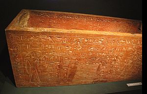 Hatshepsuts sarkofag för sin far Thutmosis I i KV20.