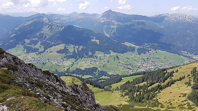 Valley Kleinwalsertal, Hirschegg, Walmendingerhorn, Hoher Ifen, photo