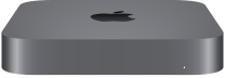 The space gray Mac Mini