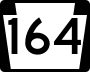 Pennsylvania Route 164 marker
