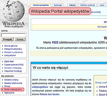Zapraszamy na portal Wikipedystów