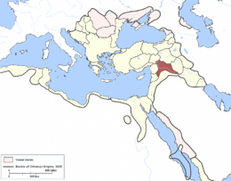 Eyalet di Rakka - Localizzazione