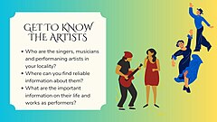 Get to know the artists