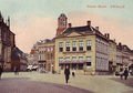 De Grote Markt in 1921 op een oude ansicht