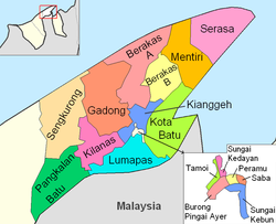 Location of Brunei-Muara