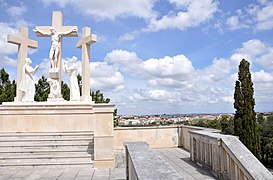 Calvário Húngaro e vista sobre a cidade de Fátima