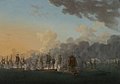 Combat naval à la hauteur de Louisbourg par Auguste-Louis de Rossel de Cercy.