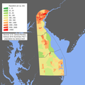 Image 4The population density map for Delaware (from Delaware)