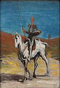 Honoré Daumier — On Quixote eta [[Santxo Panza